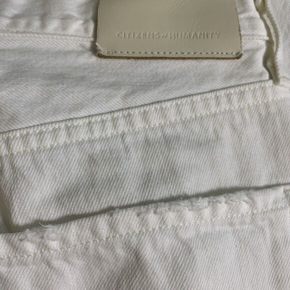 Citizens Of Humanity White Wide Leg Jeans - Picture 6 of 8